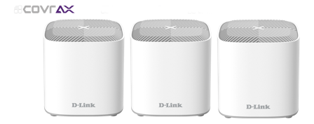 D-LINK Covr Whole Home COVR-X1863 - Wi-Fi-system - Wi-Fi 6 - stasjonær
