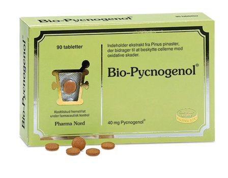 Pharma Nord Bio-Pycnogenol 90 tabl., Helse & Madvarer, Hjerte & Kredsløb, Kredsløb
