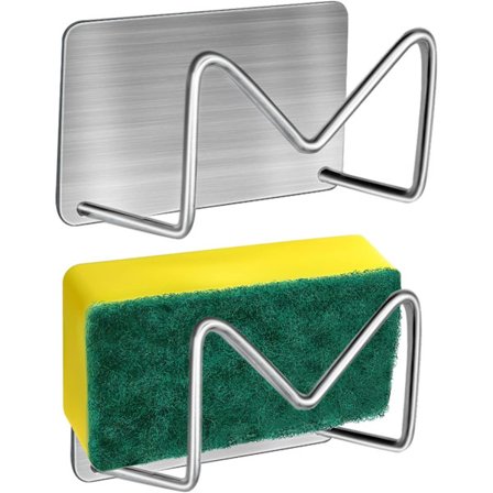 2-pack självhäftande svampställ, 304 rostfritt stål kök