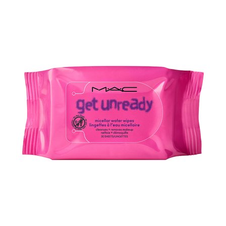MAC Get Unready Micellar Water Wipes 30 ml, Skincare, Renseprodukter, Renseservietter