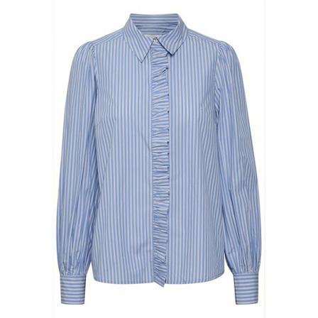 Part Two Part Two Venapw Sh Bluser 30307409 Blue Bonnet Stripe Blå, Dame Skjorter
