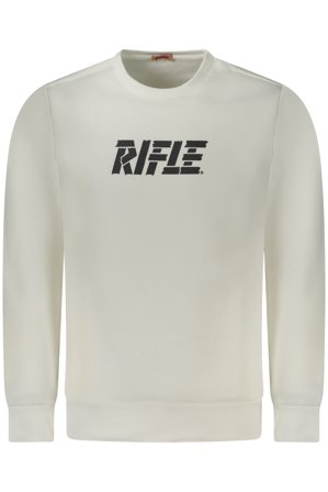 Rifle Felpa Senza Zip Uomo Bianco