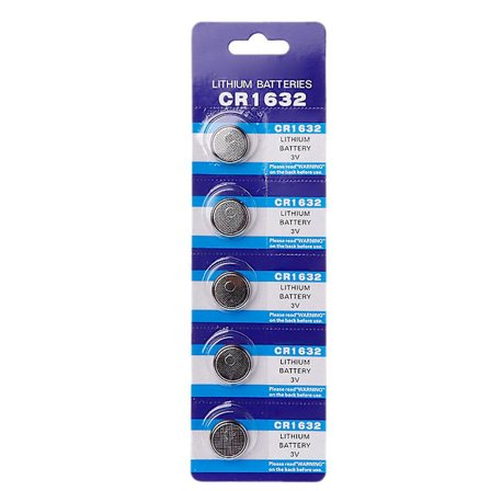 5 stk. CR 1632 Batterier Langtidsholdbare & Høj Kapacitet CR1632 Litiumbatteri 3V (FMY)