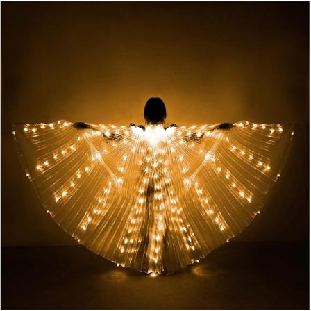 LED-lampor för magedans Isis-vingar - Bellydance Glow Angel da,ZQKLA