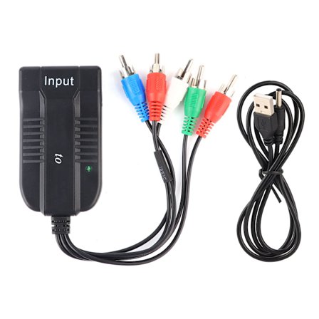 HDMI-YPBPR-kaapeliadapteri HDMI-videoon R/L 1080P Komponentti Audio Video -muunnin