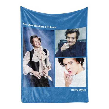 Dekorationstæppe med fast mønster behageligt stof sovetæppe til hjemmekontor 120x150cm/47.2x59.1 tommer