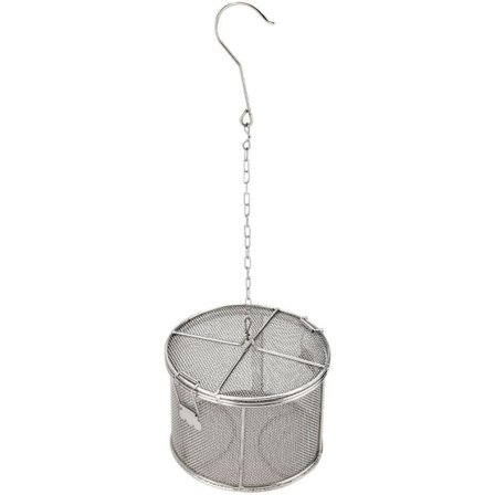 Te-sil i rustfritt stål, filterkurv, krydderkurv, tesil i finmasket netting