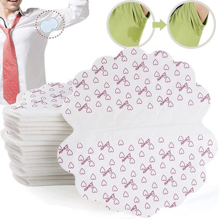 80 stk. Engangs Armhule Svedabsorberende Pads Antiperspirant Absorberende Pads Til At Holde Armhuler Og Tøj Rene