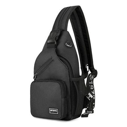Unisex lille slynge rygsæk multifunktionel vandtæt crossbody skulderbrysttaske Rejser Vandreture Stor kapacitet Daypack