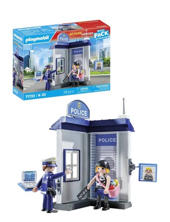 PLAYMOBIL Starter Pack Police Room - Multi/patterned - ONE SIZE