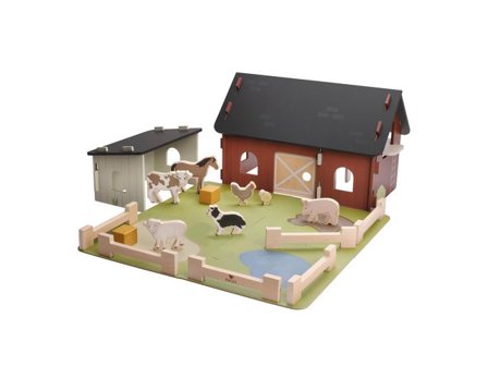 MICKI Bondgård MICKI - Lyreco - Skola och förskola - Lekmaterial - Dockhus, bondgård och lekhus