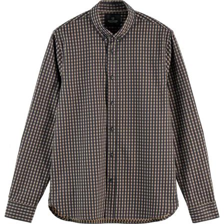 Scotch & Soda Shirt , Bruin , Heren , Maat: M