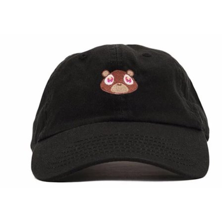 Kanye West Ye Bear Pappa Dejlig kasket Sommer til mænd Kvinder Snapback Unisex Eksklusiv Udgivelse Hip Hop Hot Style Hat Black—max