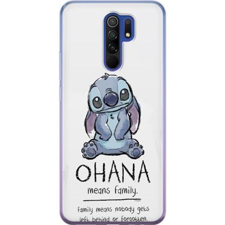Xiaomi Redmi 9 Gjennomsiktig deksel Stitch Ohana
