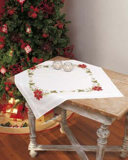 Broderikit Duk Julstjärnor