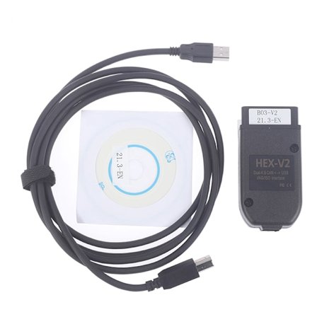 HEX V2 Obd2 Scanner VAGCOM 21.3.0 VAG COM 20.12 Säte ATMEGA162+ Svart Onesize
