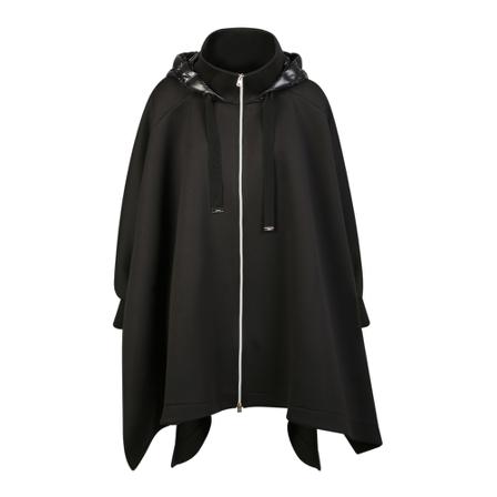 Herno Asymmetrical Frakke with hood Sort, Dame Damejakker