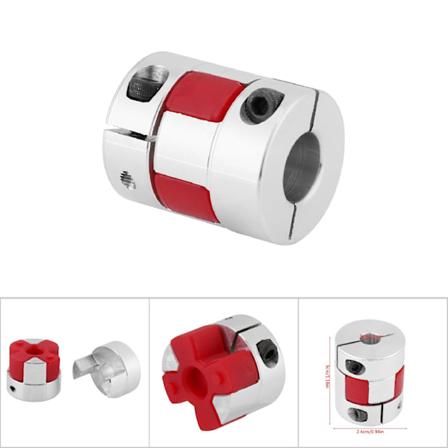 1 kpl Alumiiniseosluumipuun akselikytkent kytkent Liit D25 L30 7-11mm