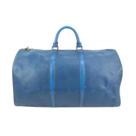 Louis Vuitton Vintage, Pre-owned Leather louis-vuitton-bags Blauw, Dames, Maat:ONE Size