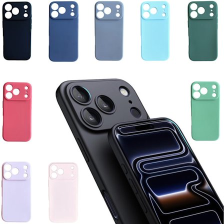 Iphone 17 Pro Max skal mobilskal silikone / TPU - VÆLG: