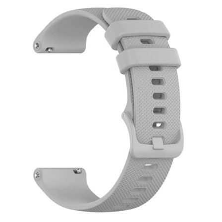 20 22 mm silikonrem för Garmin Venu 3 Band Forerunner 265 255 245 Music Vivoactive 4 Band för Garmin Venu Sq 2 Plus armband Grå