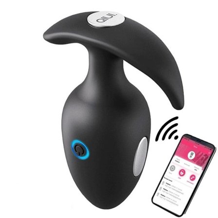 Elektrisk sjokk hann prostata massasør APP kontroll vibrerende rumpe plugg elektrisk anal vibrator sex leker