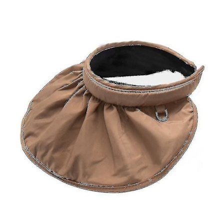 Sommervisir for kvinner - Solhatt med UV-beskyttelse - Strandhatt - Reisehatt