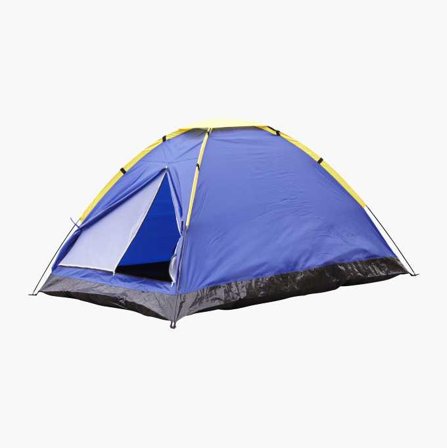 Biltema - Kuppeltelt Roskilde for 2 Personer, Lettmontert med 190T Polyester Teltduk, Glassfiberstenger og Myggnett, Vekt: 1.5 kg