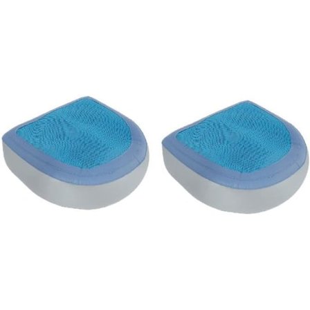 2 stk. Oppustelig Spabad Booster Sæde med Sugekopper - Dobbelt Luft- & Vandfyldt Spa Pude til Rygstøtte, Passer til Badekar og Po