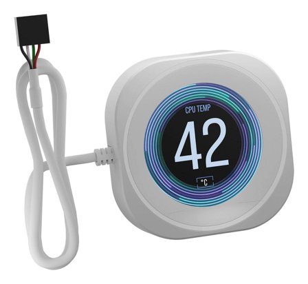 Corsair NAUTILUS LCD Module, 2.1"" IPS Display, White