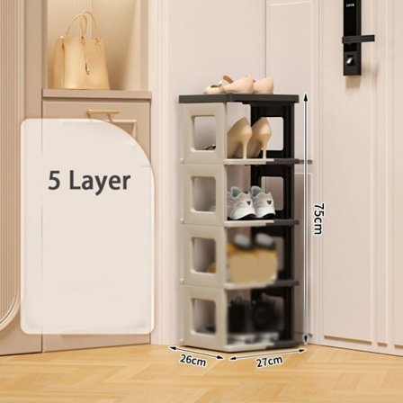 Skostativ Opbevaringshylde KAFFE