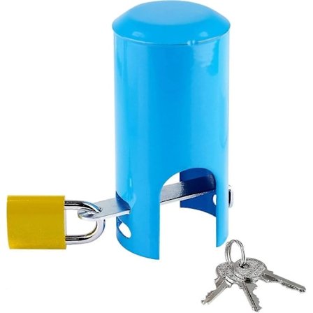 Vandhanelås Slange Vandhanelås Tyverisikring Børnesikker Metal Vandhane Beskyttelseskappe-jkshd