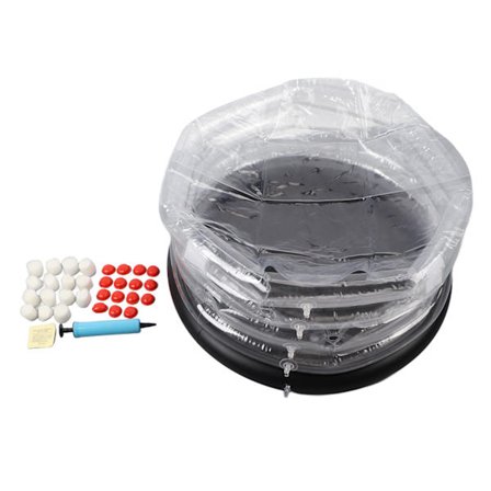 Bærbar Oppustelig Svampe Dyrkningssæt Genanvendelig Monotub Frugtkammer med Pumpe til Hjemmedyrkning