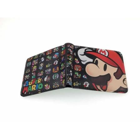 Super Mario Yoshi Luigi Anime Kringutrustning Plånbok Söt figur PU tecknade myntväska Korthållare Barn Pojkar Förvaringspresenter 1