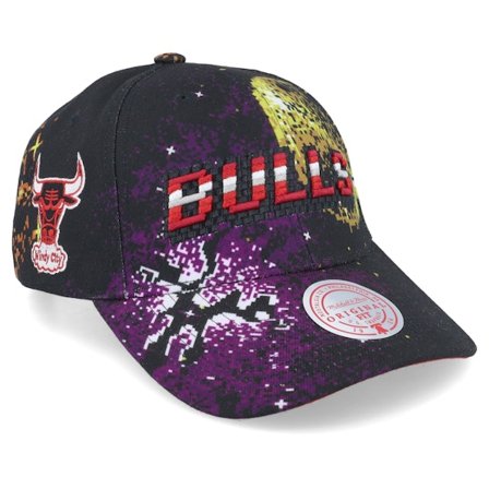 Mitchell & Ness - NBA - Black - adjustable - Cap - Chicago Bulls Game Verse Pro Black Adjustable - Hatstore
