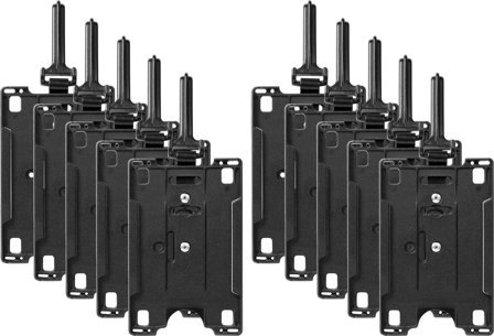 Fristads Unisex ID-kortshållare 993 PST, 10-pack, Svart