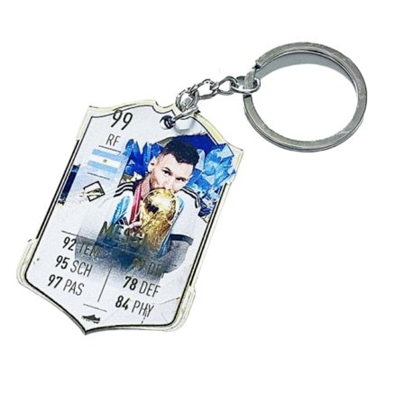 Fodboldklub nøglering VM Akrylvedhæng Nøglering Argentina Messi 99