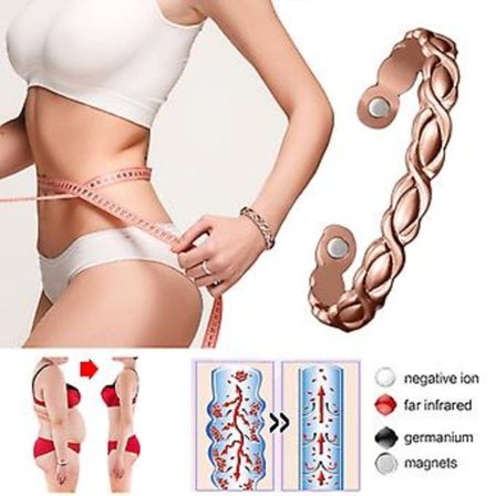 Ny Retro Skulptur Dränerings-Terapi Ring Germanium LymphDetox Magnetoterapi Armband För Män Och Kvinnor