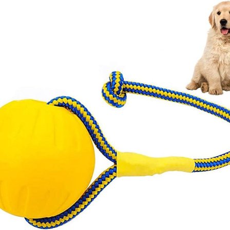 Ball med snor, hundeleke, ball, hundeleke, vannflyter, KLB