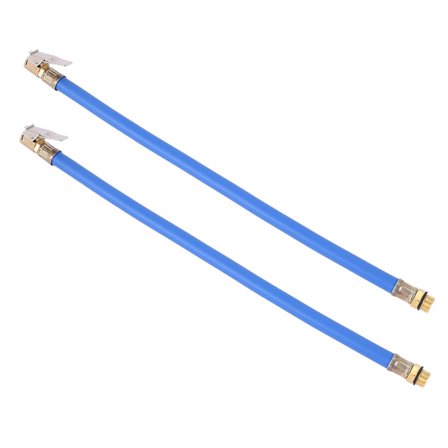 2x Motorcykel Bil Gummi Slange Luft Dæk Inflator Pumpe Luft Dæk Rør Slange Ventil