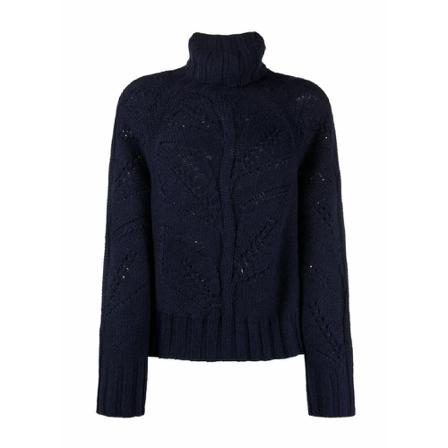 P.a.r.o.s.h. Turtlenecks blå, Dam Polotröjor, Dam, Storlek: S