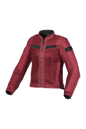 Motorradjacke Macna Velotura Damen Bordeauxrot M