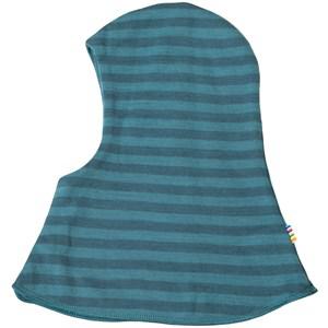 Joha Reversible Striped Balaclava Blue 50 cm - Headwear - 50 cm - Blue