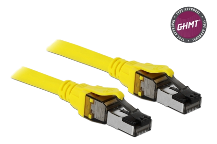 Delock nettverkskabel - 3 m - gul