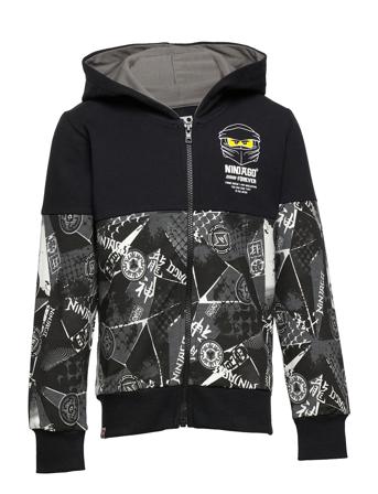 M12010305 - Full Zip Sweat Black Lego Wear