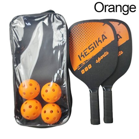 Pickleball Racket Set Sportutrustning ORANGE