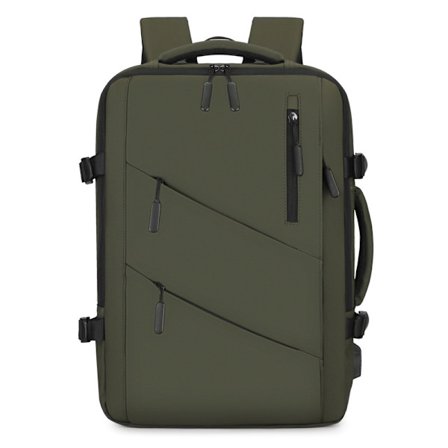 Laptop-ryggsäck, multifunktionell datorväska, grön