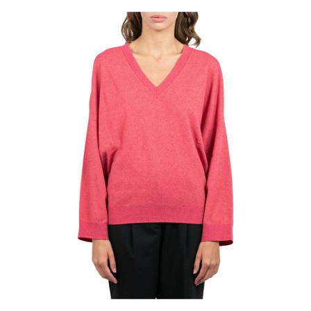 Semicouture V-neck Strik Pink, Dame Striktrøjer