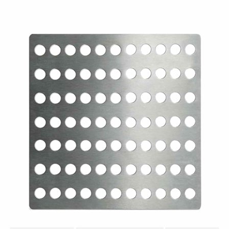 Stålrist 15 X 15cm - Pakke med 2 Rustfrie Svirlende Avløpsrist Utendørs & Innendørs - Slitesterke Mesh Avløpsrist Egnet som Dusjrist