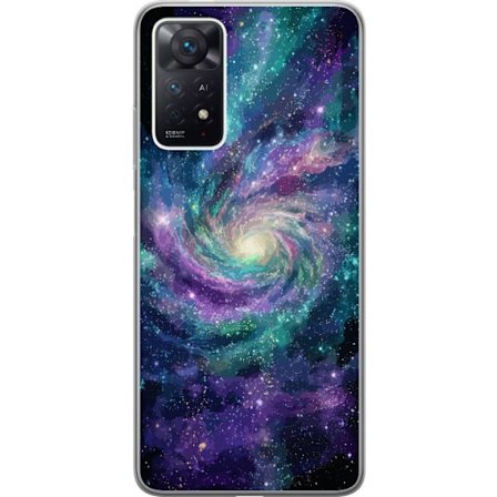 Kompatibelt Mobildeksel til Xiaomi Redmi Note 11 Pro Dekorativ orientalsk lykt med halvmåne og stjerner i varm gylden nattmiljø